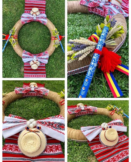 Decoratiune pentru Cristelnita de Botez Tematica Traditionala (de inchiriat)