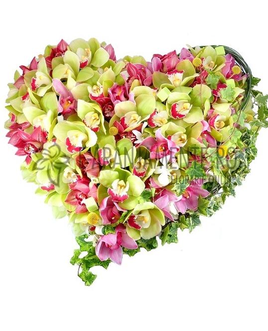 Inima Mare din Orhidee